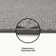 Zapheira Solid Color Machine Woven Polyester Area Rug in Gray