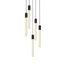 Luminaire suspendu rectangulaire à 5 lumières Aliha-982275060