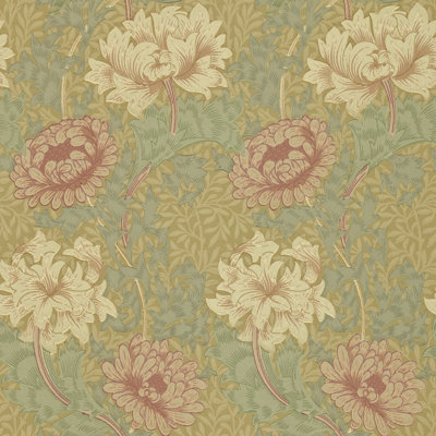 Chrysanthemum 10.05m x 52cm Matte Wallpaper Roll