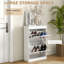 10 Pair Flip Down Shoe Storage
