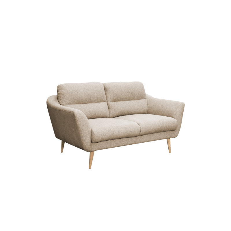 Rosales Odense 2 Seater Upholstered Loveseat, 2, Beige