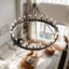 Candle Style Wagon Wheel Chandelier, Traditional Style-611394955-611394953