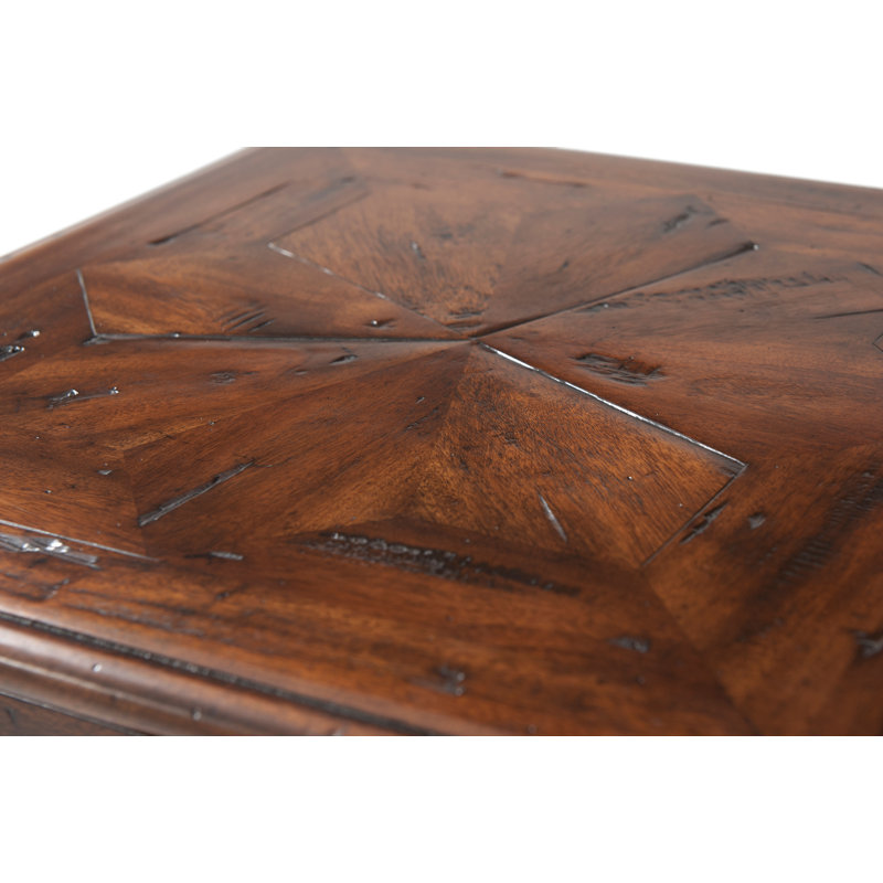 Castle Bromwich Solid Wood End Table with Storage