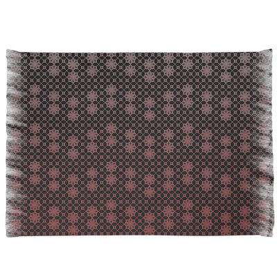 Tapis en treillis rouge/noir dégradé Mcguigan