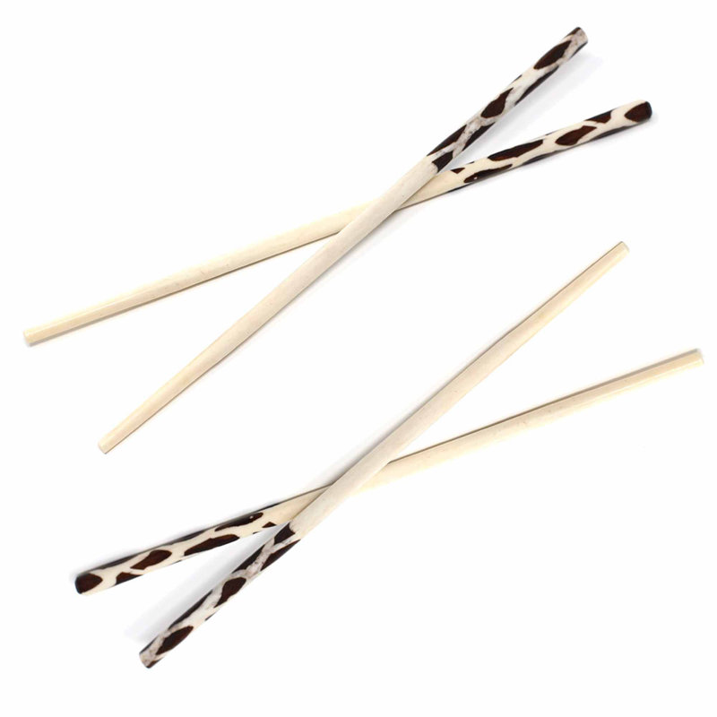 Baguettes en os avec accent Batik