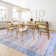 Groner Machine Washable Moroccan Area Rug Aztec Geometric Carpet With Non-Slip Backing