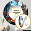 Miroir mural rond en aluminium Cappelli