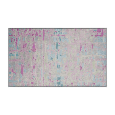Machine Washable Gray Area Rug