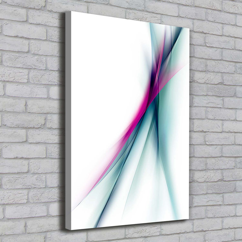 Waves Abstraction - Wrapped Canvas Print