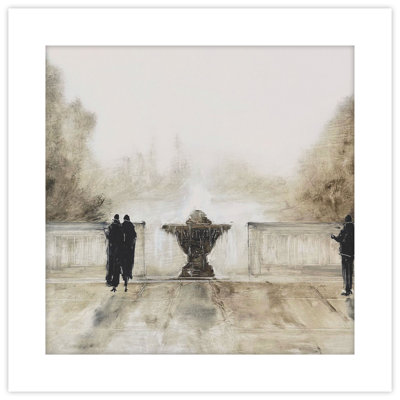 London Tourists 1 Print by Ellie Vergura