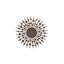 Velmanikandan Metal Flat Wall Mirror