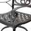 Tabouret pivotant en fonte d'aluminium