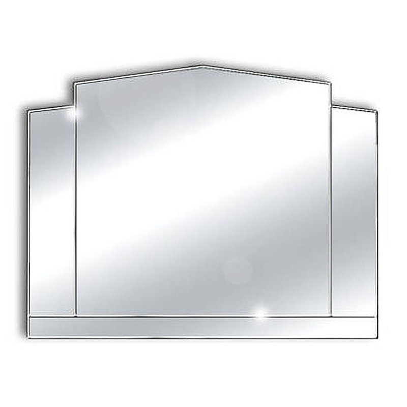 Jaliyah Flat Wall Mirror, Silver
