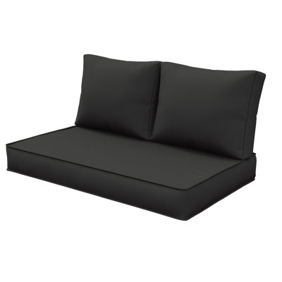 3-Piece Outdoor 5" Replacement Cushion Set Seat/Back Cushion，Only cushions