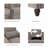 Atifah Upholstered Armchair-1446619996