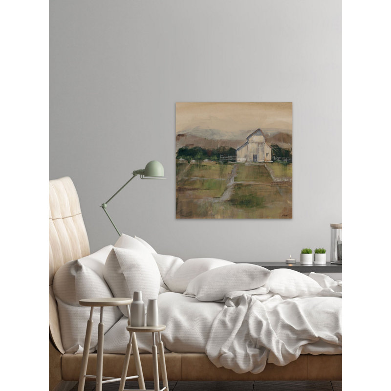 Rural Sunset I - Wrapped Canvas Painting, 81 cm H x 81 cm W