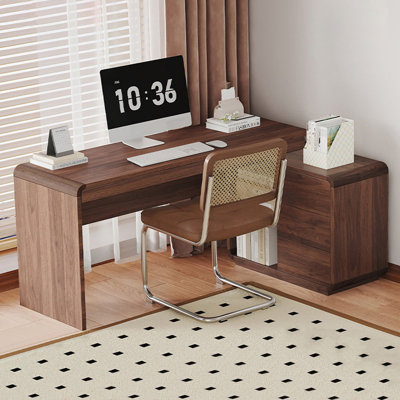 Practical Transformable 3-Drawer Large Capacity Desk