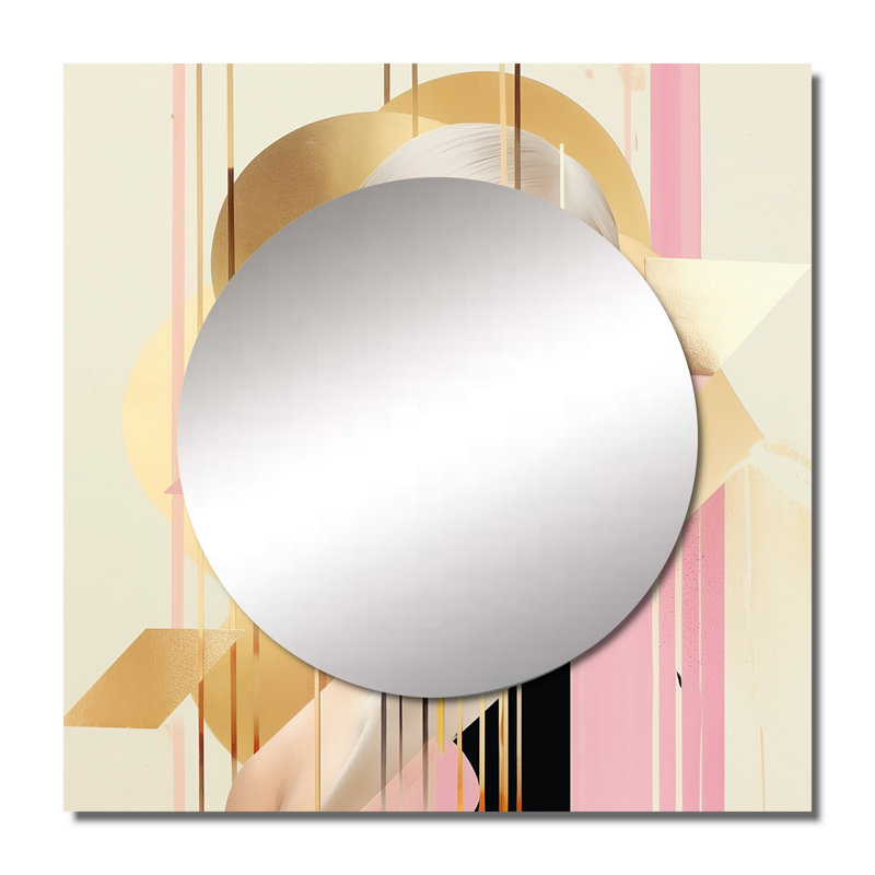 Letellier - Fashion Woman Square Mirror For Wall Art Decor, 36" x 36"