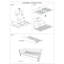 Lit de jour simple gris avec structure en bois massif et garniture de lit gigogne confortable-1352444019