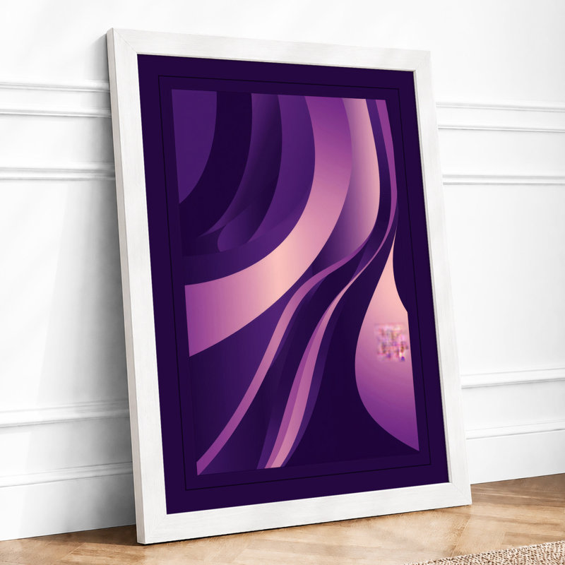 Nocturnal Flow Abstract - Print, A3 - 42.0 x 29.7 cm, White