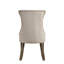 Chaise d'appoint en tissu (ensemble de 2)
