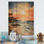 «Beach Sunkissed Sands Pointillism II» sur bois-756369725
