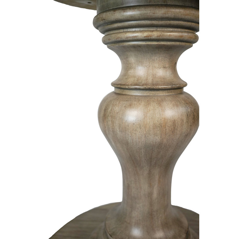 Driftwood 29" Engineered Wood Pedestal Table Base