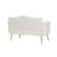 CREAM WHITE  2 SEATER SOFA