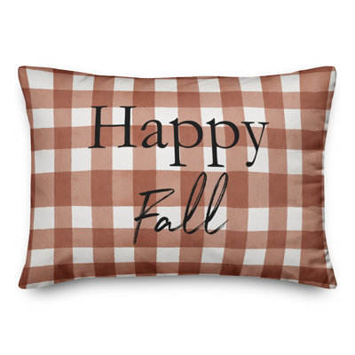 Housse et coussin rectangulaires Happy Fall