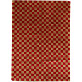 Hand-Knotted High-Quality Red and Gold Area Rug