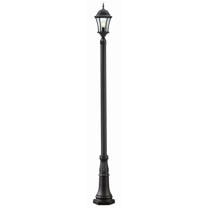 Lampadaire d'extérieur 118 po 1 lumière Alekh