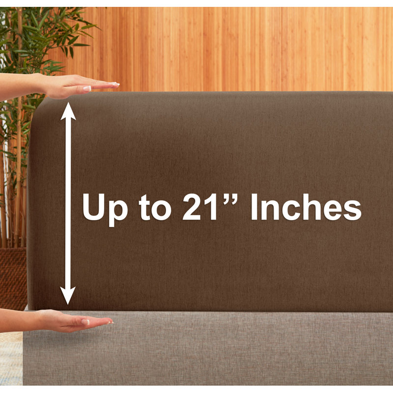 Drap-housse en microfibre de qualité supérieure, Brun chocolat, Drap-housse de taille double