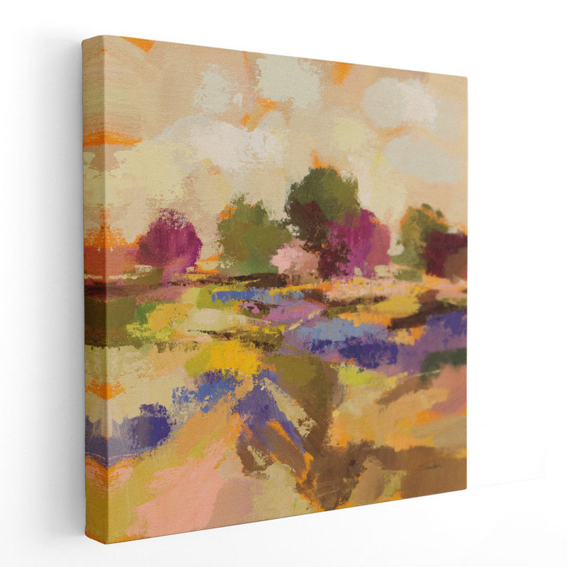 «Wildflower Bloom I», reproduction d'art sur toile, H 12 po x l 12 po