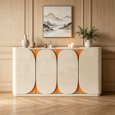 Italian-style minimalist large-capacity sideboard