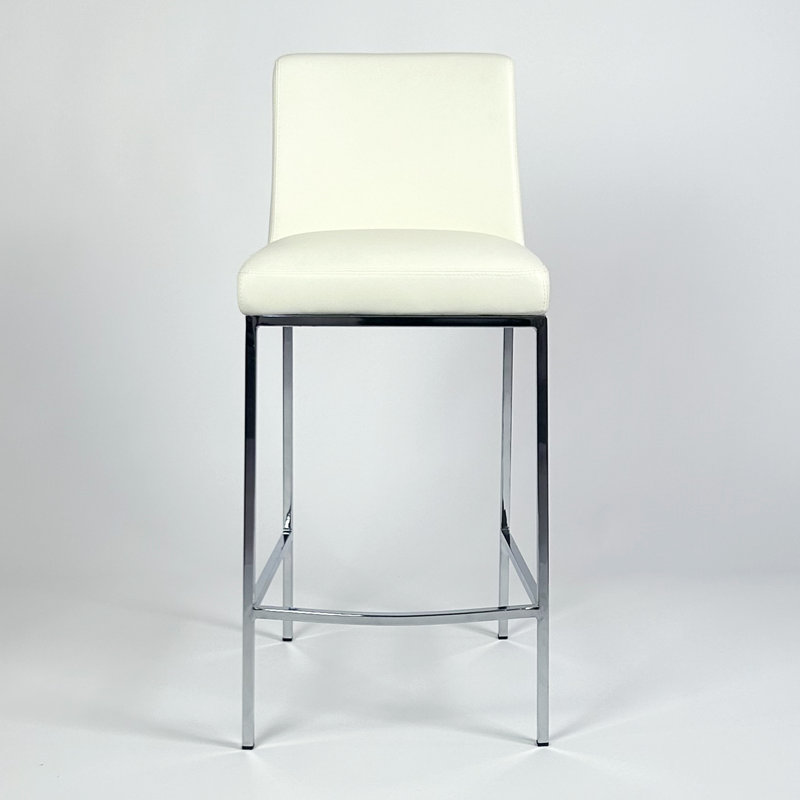 Tabouret de comptoir 26 po Aretha, Blanc