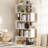 Aniya 69'' H X 31'' W  Steel Geometric Bookcase-97868437