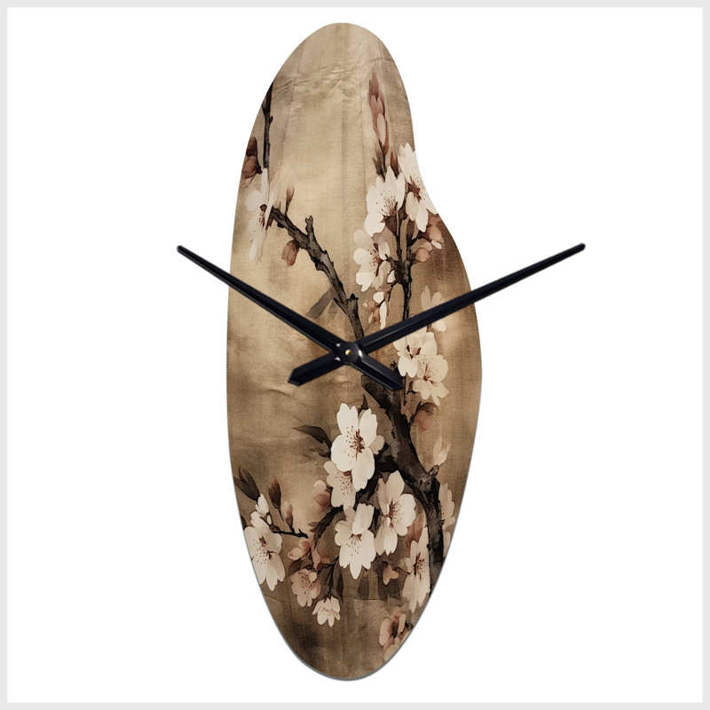 Horloge murale incurvée asymétrique Powar, Grand