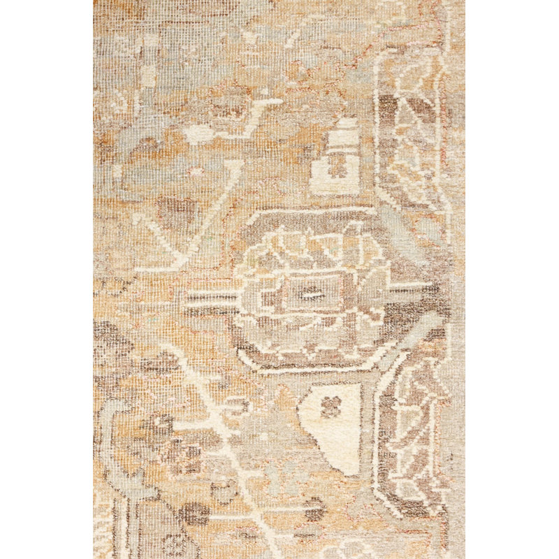 Tapis beige rectangulaire unique de 9 pi x 12 pi Rugs By Tissage