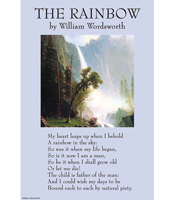 " The Rainbow " by William Wordsworth