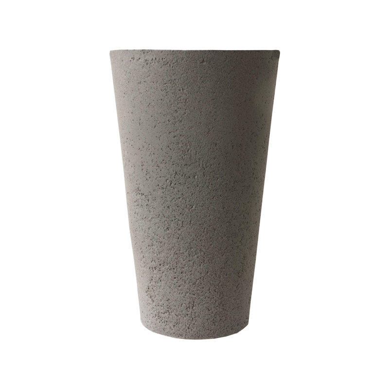 Crete Self-Watering Planter, Tall (2-Pack), Gray
