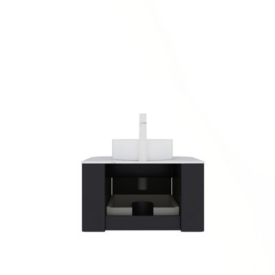 Modern Bathroom Vanity With Stylish Basin And Ample Storage