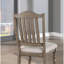 Chaises d'appoint de style transitionnel 2 pièces
