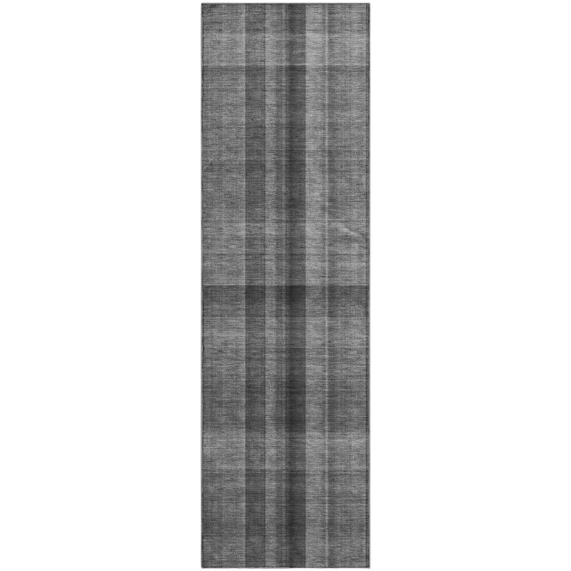 Premium Machine Washable Cerrito AMF548 Gray Rug, Runner 2'3" x 7'6"
