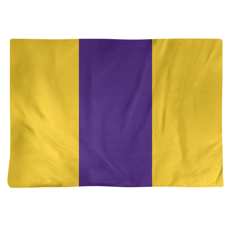 Récapitulatif de 18 po Louisiana, Doré / milieu mauve, Polyester sergé