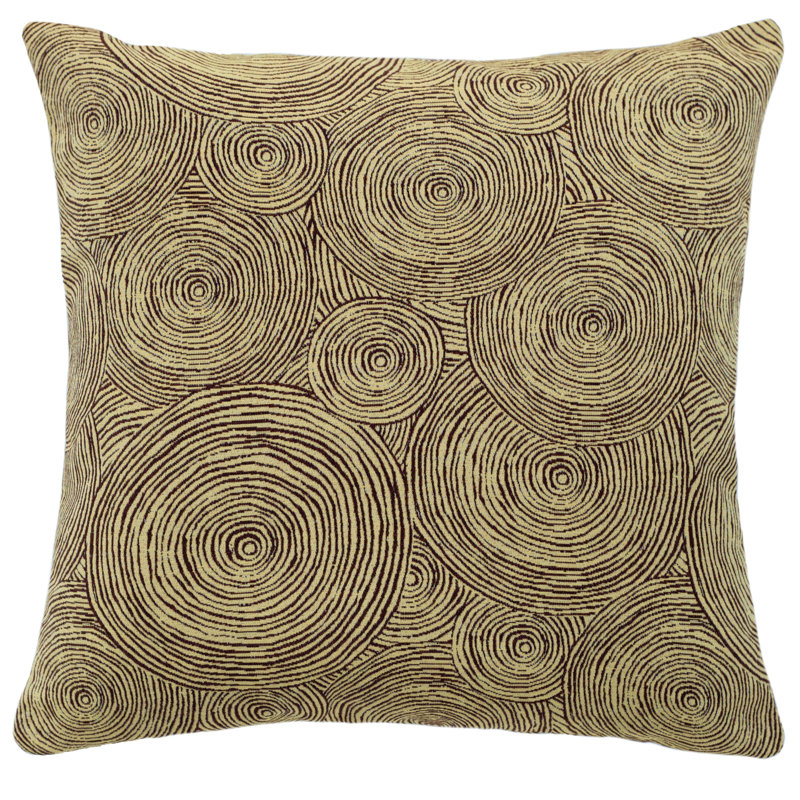 Addai Geometric Square Cushion Cover, Beige
