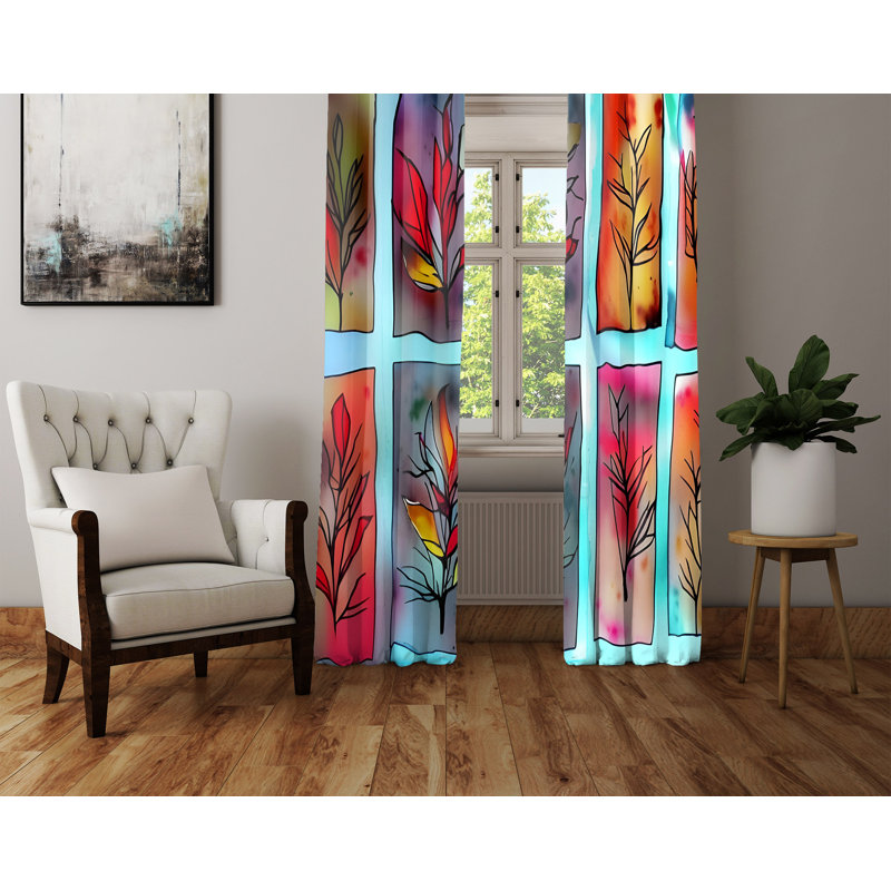 Rideau en polyester Dannell, L 56 po x L 78 po