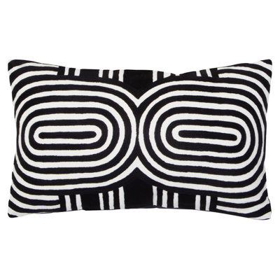 Dequisha Abstract Rectangular Cushion