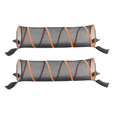 Tunnel de jeu pour chat 2 paquets pour maison de jeu d'intérieur et d'extérieur avec sacs de rangement
