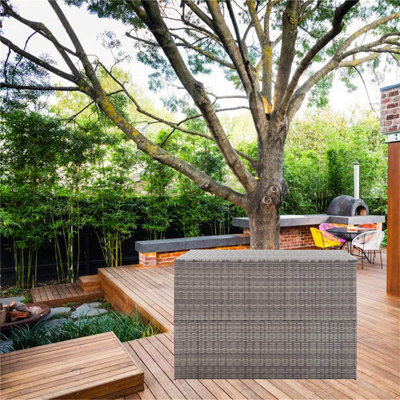 17 Stories Melika 150cm W 1200L Wicker Deck Box
