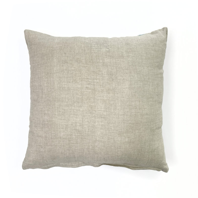 Coussin Samarkand, Kaki / turquoise